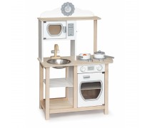 Vaikiška medinė virtuvėlė su priedais | Viga 51626